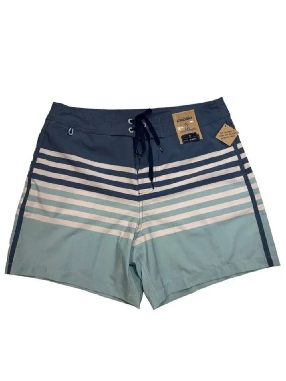 Chubbies The Baltic Stripes Board Shorts Size 38 NWT